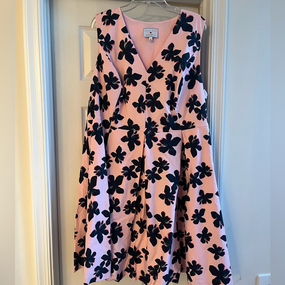 GUC Draper James x Eloquii Hibiscus Dress Size 22